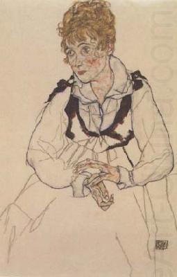 Egon Schiele The Artist' Wife,seated (mk12) china oil painting image